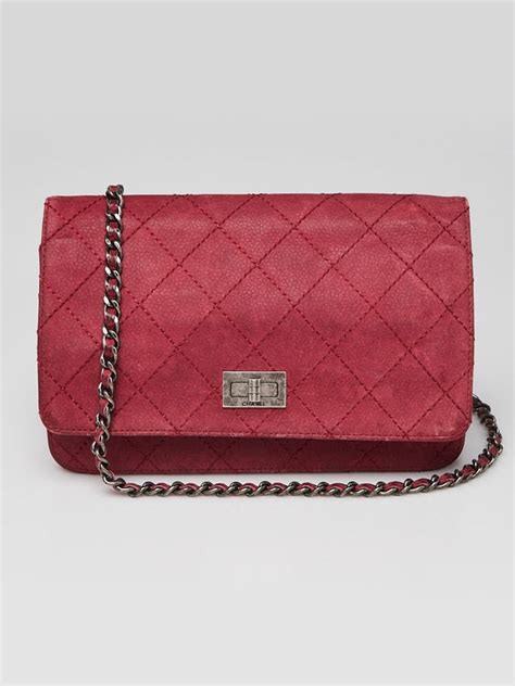 Chanel Red 2.55 Reissue Quilted Matte Caviar Leather Classic 